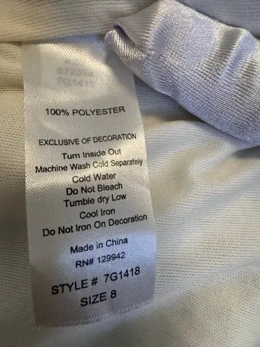 B•tween Silver Sequin Party Dress Girls Size 8 – Sparkly Holiday /Birthday Dress