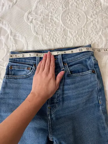 RE/DONE 90s Ultra High Rise Ankle Crop Jeans