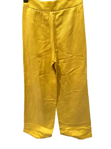 Wilfred (Aritzia) mustard yellow wide leg pants. Size 0.