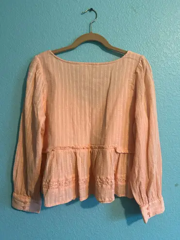 American Eagle Outfitters Peach Top