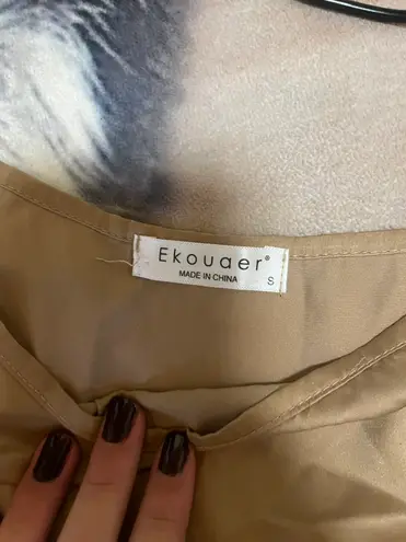 Ekouaer Satin Pj Set