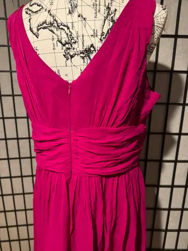 Donna Morgan NWT Silk Colorful Coquette Coastal Knot Twist Pleated Formal Evening Prom wrap