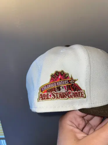 New Era Myfitteds Colorado Rockies ff7 team aerith or team aeris final fantasy inspiration size 7 5/8 brand new sold out