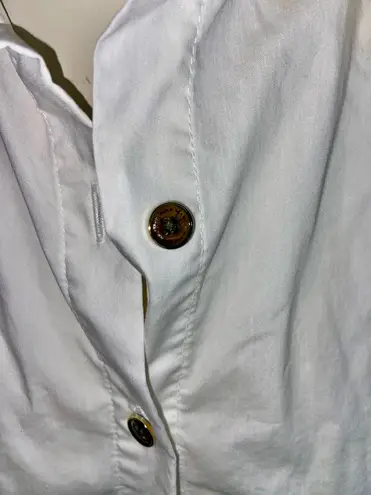 Marc New York Sht-Slv Button-up White Blouse, Sz XS