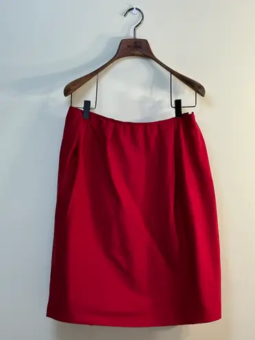 PRADA Vintage Cherry Red Skirt