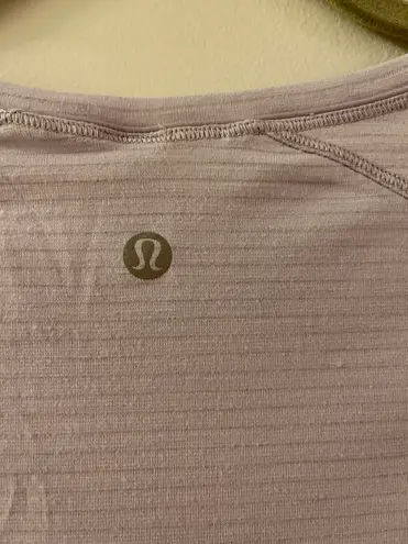 Lululemon Short Sleeve Top Lilac