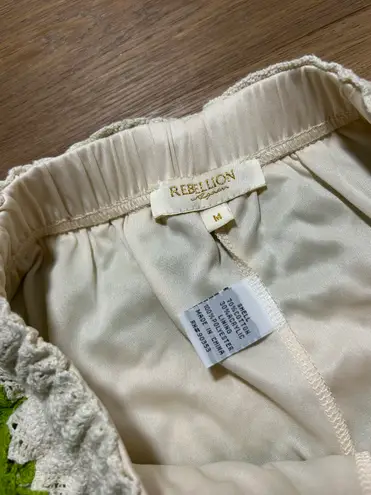 Rebellion Medium boho vacation set - crop top + shorts