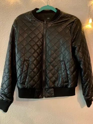 Peplum leather jacket forever 21 sale