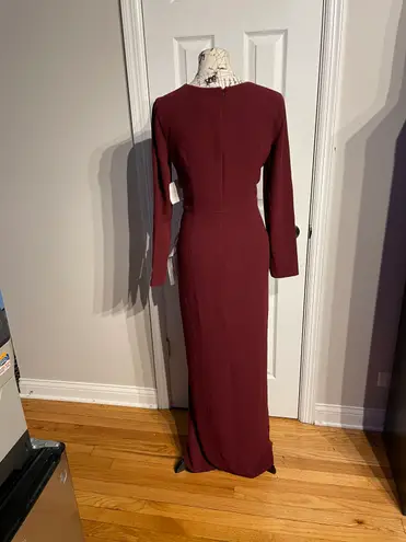 Dress the Population Naomi Cutout Twist Knotted Draped