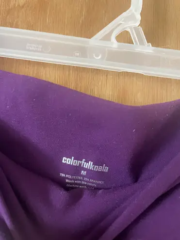 Colorfulkoala Purple Leggings