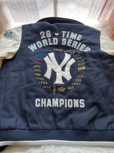 New York Yankees Bomber Blue Size L