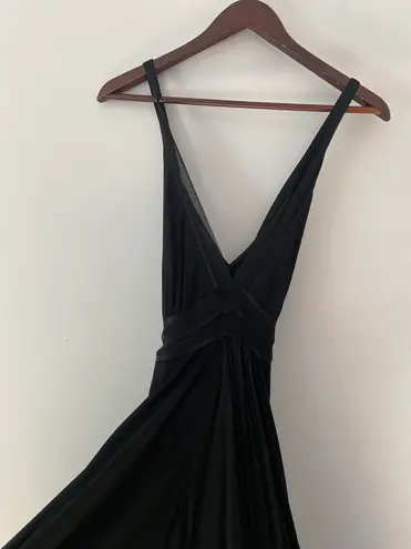 Bebe Black 90s Midi Dress