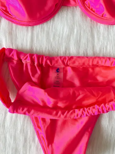 Amazon NWOT Pink Underwire Bikini Set