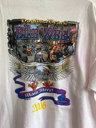 Delta Pro Weight Vintage Y2K Daytona Beach Bike Week Main Street 2006 T-shirt Sz 2X