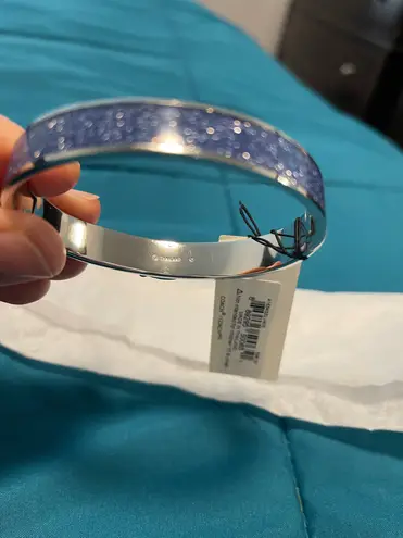 Coach  signature logo hinged bangle bracelet NWT