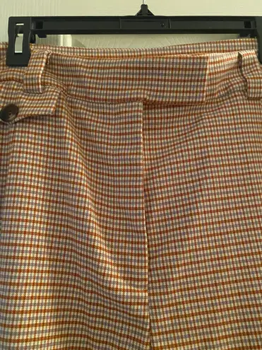 1. State New  Pleated Plaid Wide Leg Trouser Size 20 - Image 4