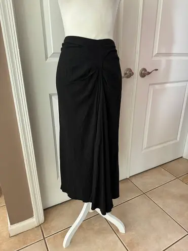 margaret o'leary Violette Rayon Black Skirt
