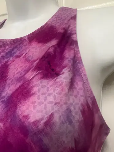 prAna Boost Violet Printed Yoga Tank Top