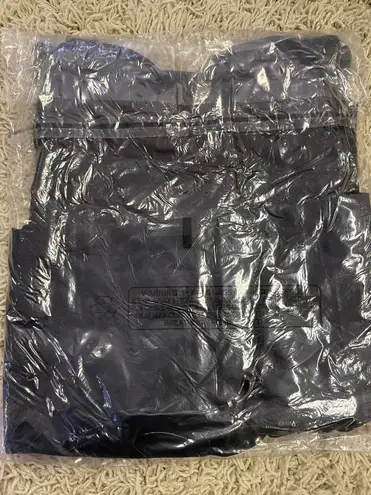 H by Halston Faux Suede Skirt with Hi-Low Hem A269437 QVC Black 16 NWT