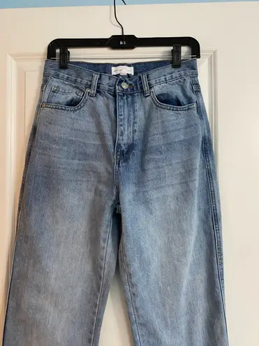 Grey Lab Los Angeles Light Wash Straight Jeans