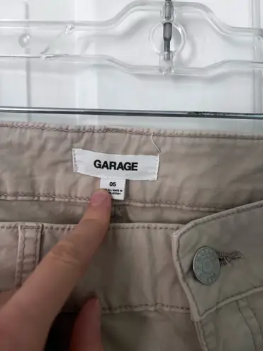 Garage  Tan Cargo Low-Rise Pants
