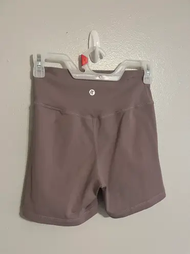 AYBL purple biker shorts