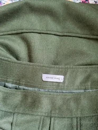 ANINE BING Green Mini Skirt