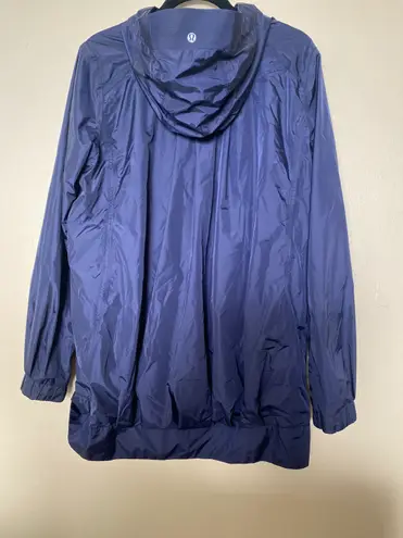 Lululemon No Rain No Gain Jacket, Indigo, Size 8 thumbnail 3