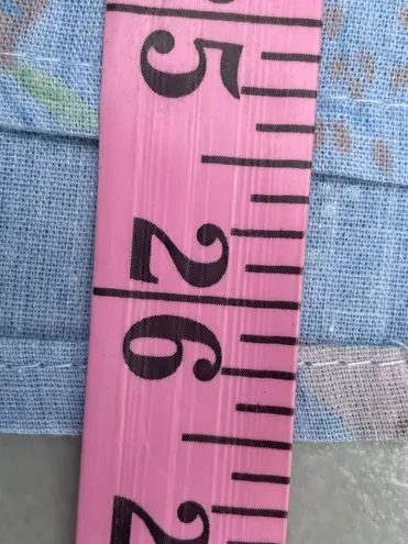 Vintage 80s Floral Blue Button Up Blouse Size 24W