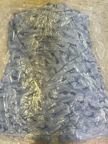 Dennis Basso Water Resistant Camo Printed Button-Front Jacket A395873 QVC 1X NWT