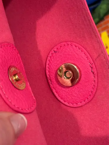 Ah Formed Bright Pink Vegan Leather Crossbody Bag purse Pickle Ball