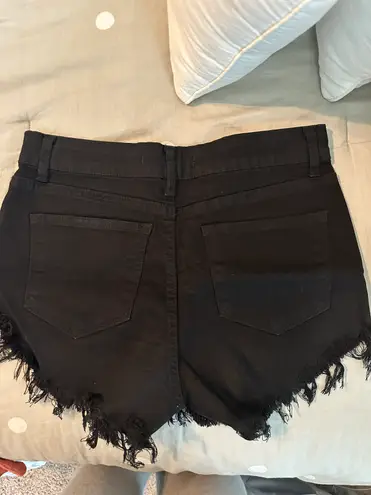 KanCan USA Black Jean Shorts