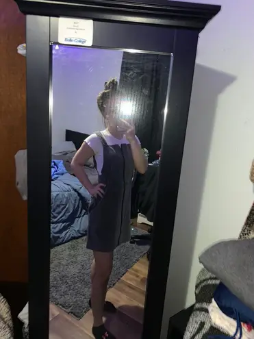 American Eagle Grey Corduroy Jumper