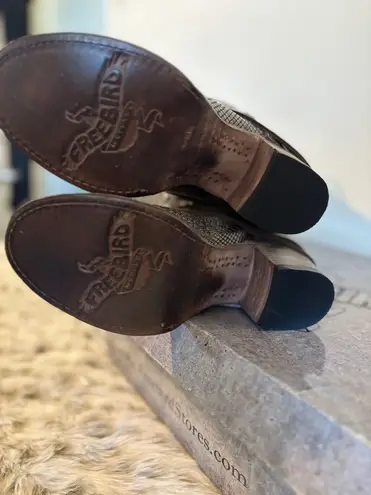 FREEBIRD by Steven Snake Coals Leather Boots 7