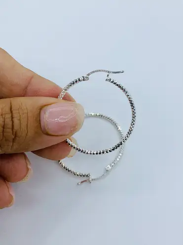 925 Sterling Silver Hoop Earrings