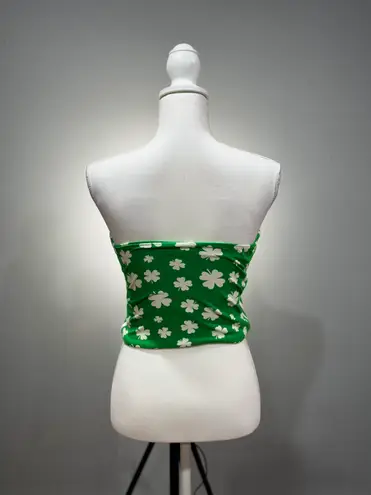 Urban Heritage CLEARANCE! Green Boutique Clover Tube Top Size L NWT