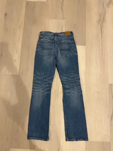 American Eagle Ripped Bootcut Jeans