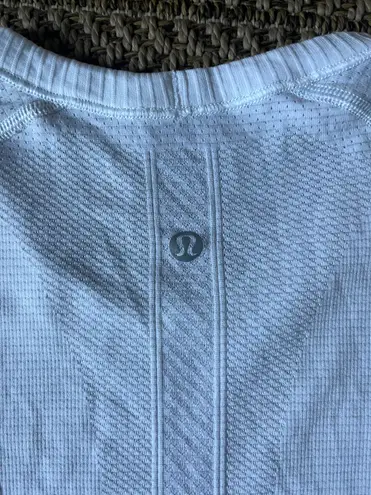 Lululemon White Swiftly Tech Long Sleeve