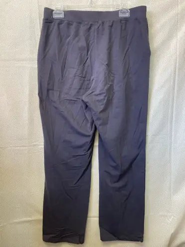 Denim & Co . Active Petite French Terry Pull-on Pants A235390 Grey Petite Medium