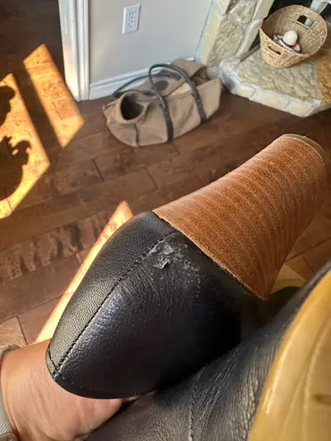 Sofft Comfort Fit Navy Blue Leather Women’s Palisade Pumps Size 8.5M Cork heel