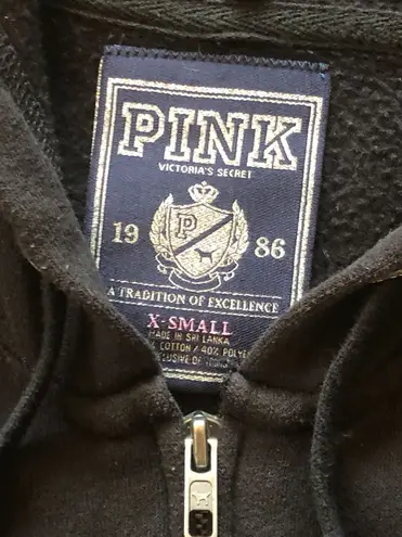 PINK - Victoria's Secret Pink Victoria’s Secrect Black Hoodie Sweater 