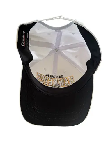Iowa Hawkeyes Retro Style White Snapback Cap Hat