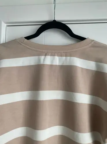 Cable & Gauge NWT Pullover Striped & Wide Leg Athleisure Lounge Jogger Set