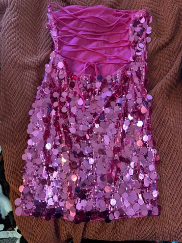 Pink Mini Dress Size M