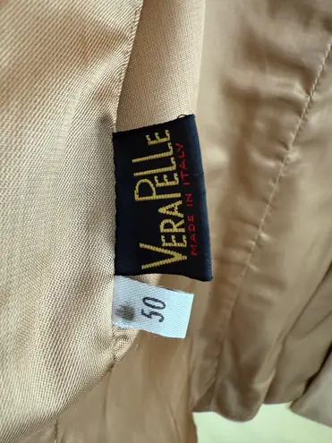 Vera Pelle Vintage Italian Leather Blazer