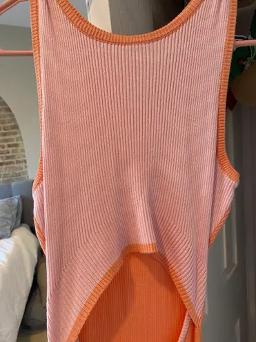 Amazon Summer Pink And Orange Dress