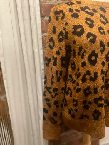 Old Navy Leopard Cozy Sweater