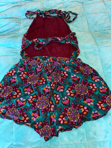 Free People Open Back Romper