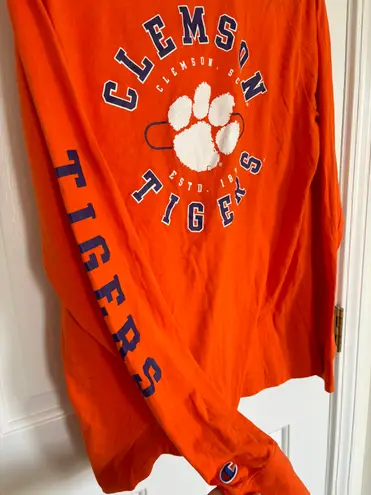 Champion Clemson university tigers long sleeve tshirt