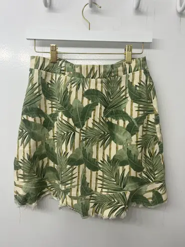 Show Me Your Mumu Bamboo Green Skirt